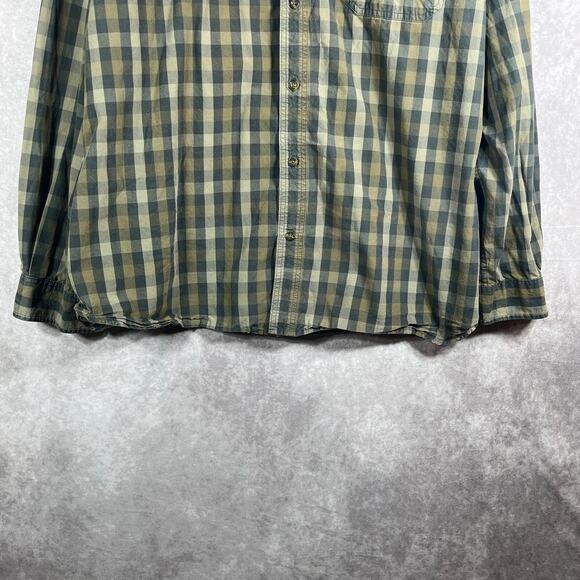 Carhartt Shirt Mens 3XL Green Plaid Workwear Relaxed Fit Button Down Outdoor - Picture 4 of 11
